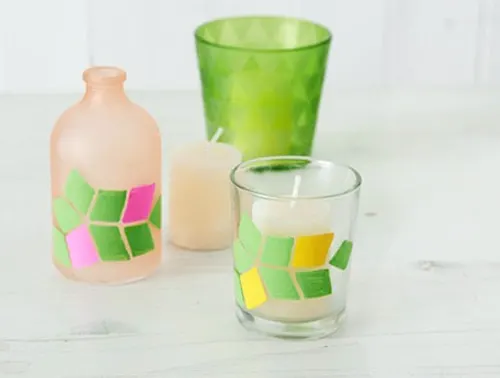 Mod and Mint: Your Sharpie Style Craft Book Tutorial Marker Paint on Glass